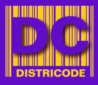logo de districode fabriquant de lecteurs de codes barres laser et infrarouge